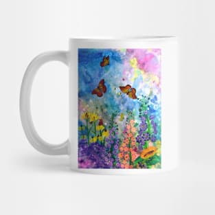 Butterfly Garden (rectangle) Mug